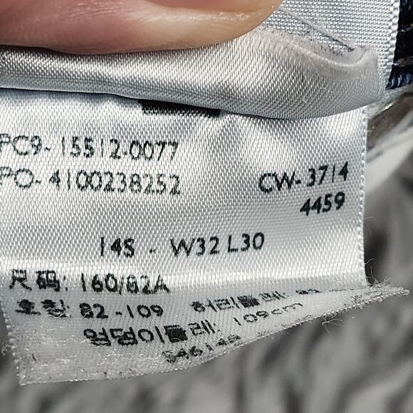 Levis 512 Jeans Womens 14 Blue Perfectly Slimming Bootcut Mid Rise Stretch Denim - Picture 12 of 15